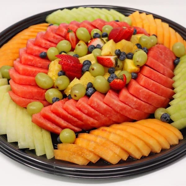 A gourmet fresh fruit platter